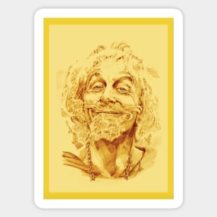 Catweazle (golden) Sticker